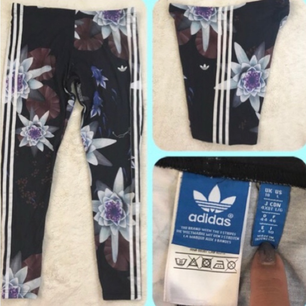 👑✅PRICE FIRM✅ RARE🔥Adidas Lotus Leggings - Picture 11 of 15